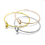 Stainless Steel Circle Bracelet & Bangle for Women Girls