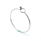 Stainless Steel Circle Bracelet & Bangle for Women Girls