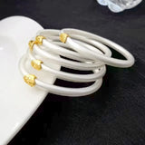 Matte Silicone Bracelet Bangles Hot Temperament for Women
