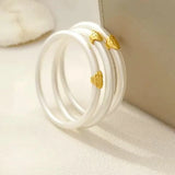 Matte Silicone Bracelet Bangles Hot Temperament for Women