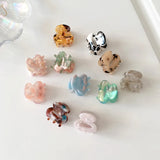 Leopard Hair Claw Small Hair Clips Women Girls Barrettes Crab Hairpin