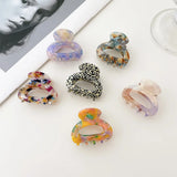 Leopard Hair Claw Small Hair Clips Women Girls Barrettes Crab Hairpin