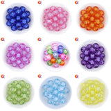 20MM Chunky Acrylic Bead Mix 120Pcs/Lot Kids Jewelry DIY Kit