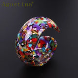 Leopard Resin Bracelet Colorful Bangle Cuff Charms Punk Jewelry