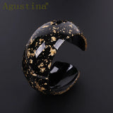 Leopard Resin Bracelet Colorful Bangle Cuff Charms Punk Jewelry