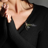 Acrylic Dragonfly Brooch Transparent Wings