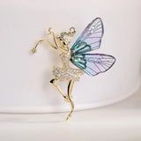 Acrylic Dragonfly Brooch Transparent Wings