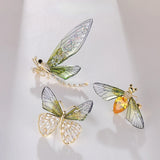 Acrylic Dragonfly Brooch Transparent Wings