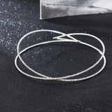 Adjustable Punk Alloy Collar Choker Necklaces for Women