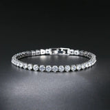 Moissanite Zircon Hip Hop Tennis Bracelet