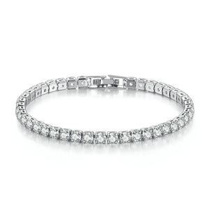 Moissanite Zircon Hip Hop Tennis Bracelet