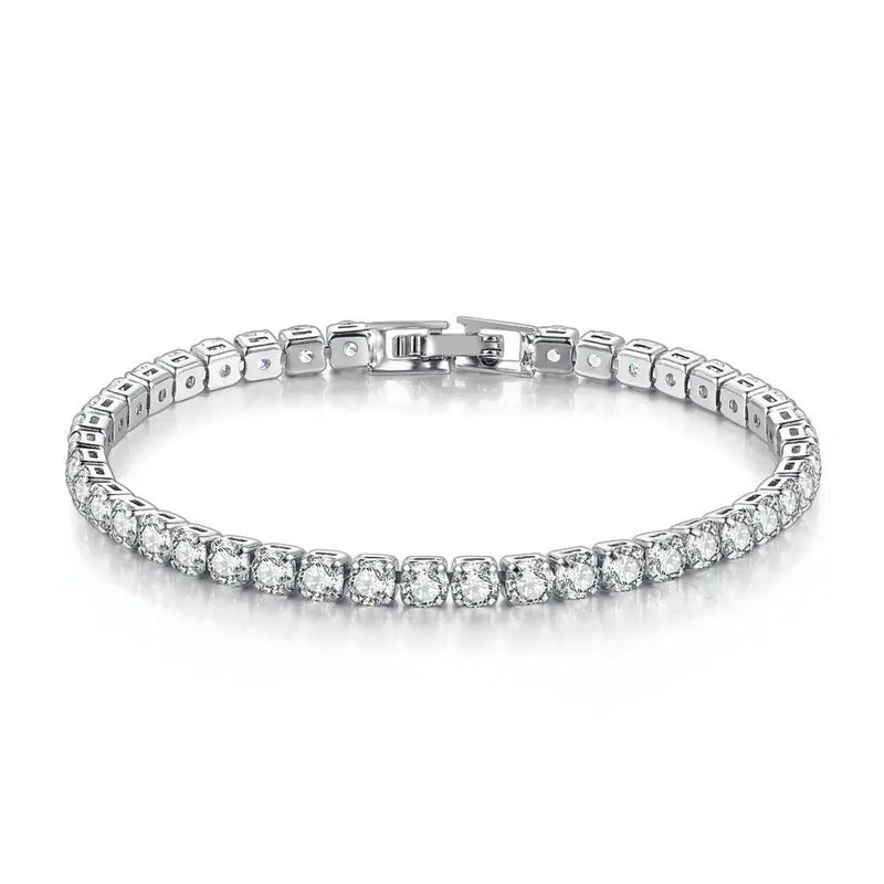 Moissanite Zircon Hip Hop Tennis Bracelet