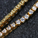 Moissanite Zircon Hip Hop Tennis Bracelet