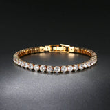 Moissanite Zircon Hip Hop Tennis Bracelet