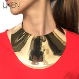 Alloy Big Statement Necklaces Steampunk Style Choker Necklace