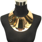 Alloy Big Statement Necklaces Steampunk Style Choker Necklace