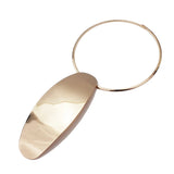 Alloy Geometric Choker Necklace Women Long Pendants Torques Statement Necklaces
