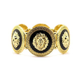 Lion Head Braided Bracelet Dripping Chain Bangle Charm Jewelry