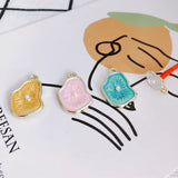 Alloy Pendant with Pearl Flower Stud Earring Necklace