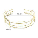 Alloy Torques Choker Necklaces Women Metal Collar Statement Necklace