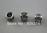Alloy antique silver Big Hole Beads European Jewelry 10*9mm