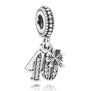 Love Pendant Beads 925 Silver Charms for Bracelet DIY Jewelry