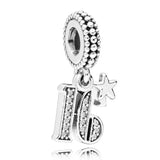 Love Pendant Beads 925 Silver Charms for Bracelet DIY Jewelry