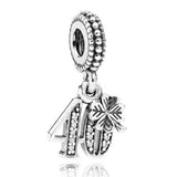 Love Pendant Beads 925 Silver Charms for Bracelet DIY Jewelry