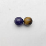 Amethyst Lapis Lazuli Natural Stone Round Ball Beads 20mm 12pc