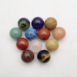 Amethyst Lapis Lazuli Natural Stone Round Ball Beads 20mm 12pc