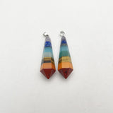Wisdom Chakra Reiki Healing Stone Necklace Pendant Set