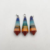 Wisdom Chakra Reiki Healing Stone Necklace Pendant Set