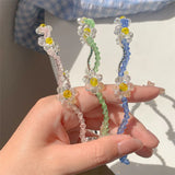 Geometric Street Shot Lady Hair Accessories