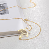 925 Silver Choker Necklace with Pigeon Pendant