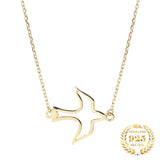 925 Silver Choker Necklace with Pigeon Pendant