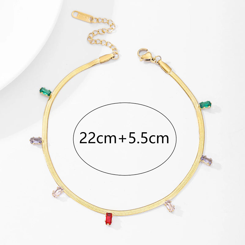 Stainless Steel Anklet Foot Jewelry Leg Bracelet