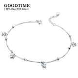 925 Sterling Silver Butterfly Anklet For Women