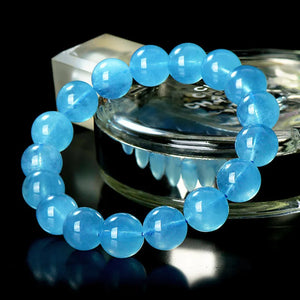 Aquamarines Bracelets for Women Single Circle Crystal Bracelet
