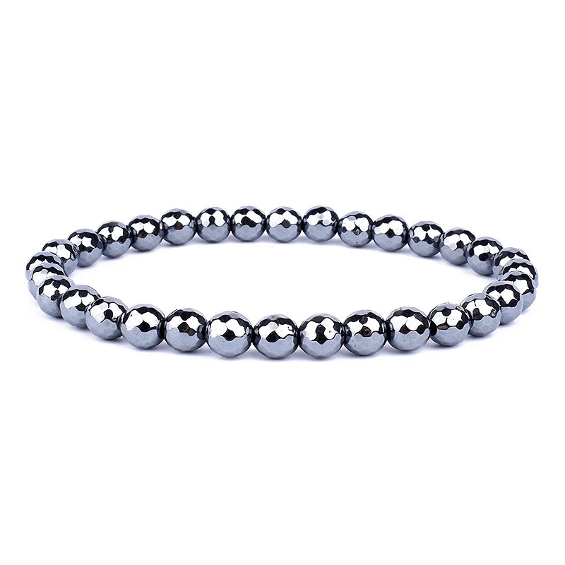 Hematite Weight Loss Bracelet Stretch Health Care Jewelry