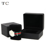 Portable Artificial Leather Watch Box with Pillow Package Case