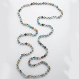Amazonite Stones Beaded Necklace for Women