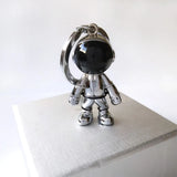 3D Astronaut Spaceman Keychain Robot Metal Car Key Ring Pendant Creative Gift