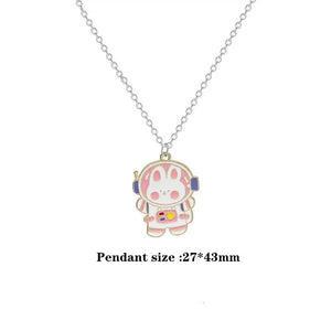 Astronaut Bear Rabbit Necklace for Women