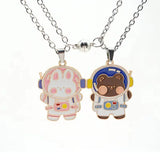 Astronaut Bear Rabbit Necklace for Women