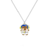 Astronaut Bear Rabbit Necklace for Women