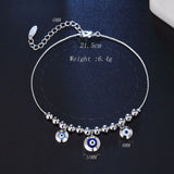 Golden Demon Eyes Bead Bracelet - Summer Beach Gift