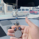 Car Rearview Mirror Allah Pendant Islamic Decoration Accessories