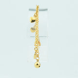 Heart Jingle Bell Charm Bracelet for Baby Kids Women