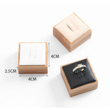 Bamboo Jewelry Ring Display Stand Organizer