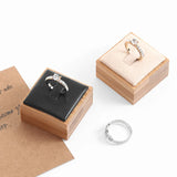 Bamboo Jewelry Ring Display Stand Organizer